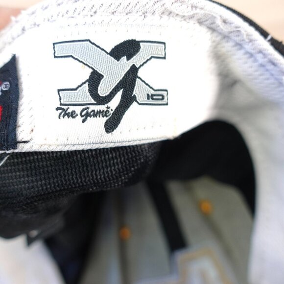 Panthers Cap Black AU Hat Baseball 7 3/8 Yellow Embroidered Logo The Game Pro - Picture 10 of 16